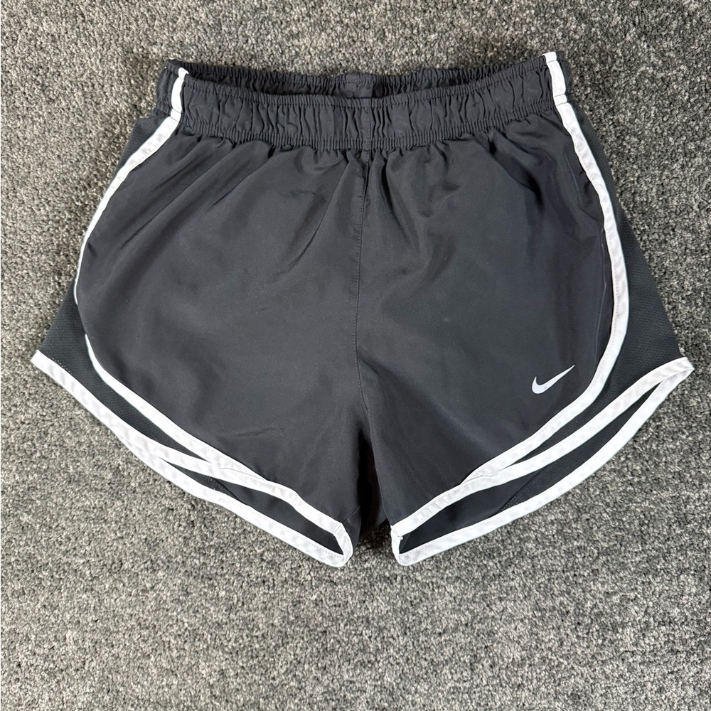 Nike Women's Small Charcoal and White Athletic Shorts